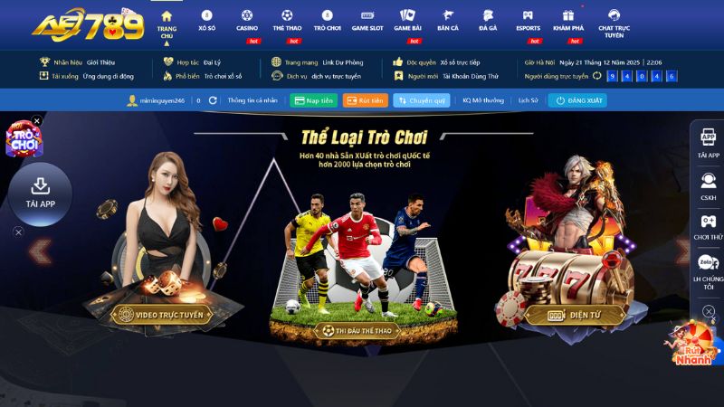 AE789 – Sân chơi tài xỉu online uy tín hàng đầu Việt Nam